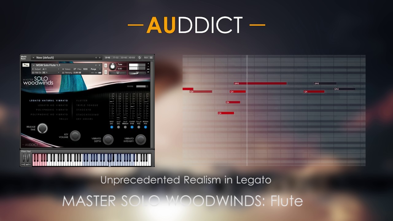Master Solo Woodwinds Solo Flute for Kontakt NEW Legato Showcase