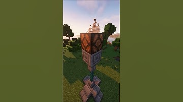 How to build automatic lamp post in minecraft #short