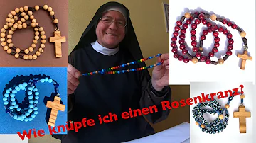 Wie mache ich einen Rosenkranz?