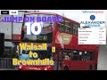 🚌🏞️ Bus Route 10 from Walsall to Brownhills | Journey Through the Midlands | Local Bus Tour 🚍
