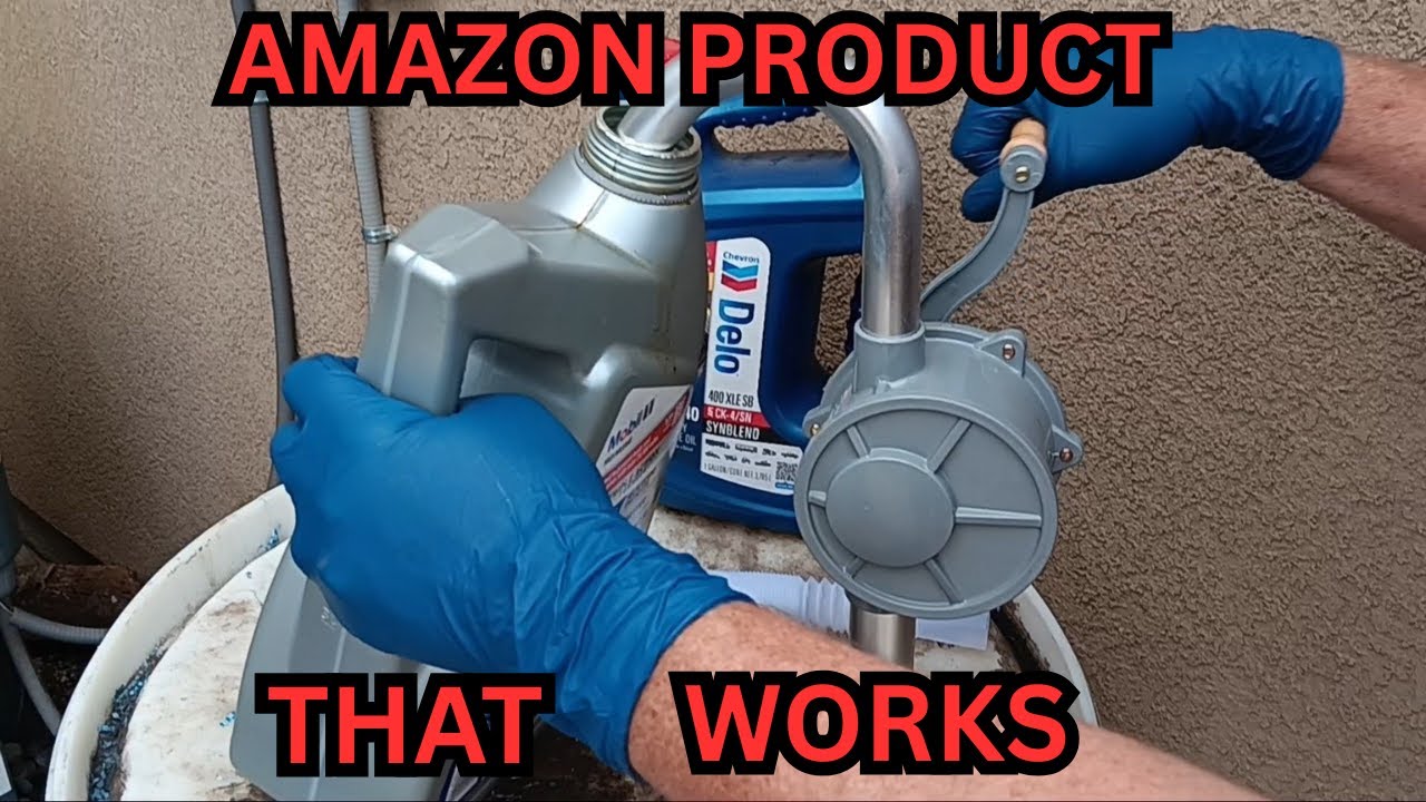Мой отзыв о ручном насосе для масла на 55 галлонов от Amazon