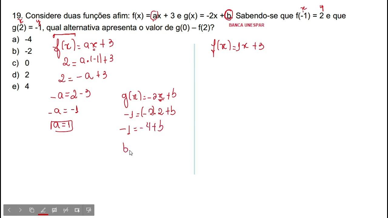 f-x-ax-3-e-g-x-2x-b-sabendo-se-que-f-1-2-e-que-g-2