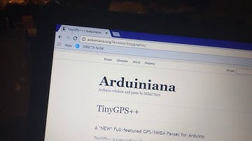 How to install the Tiny GPS ++ Library in the Arduino IDE