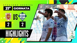 Reggiana vs Como 2-2 | Gol e spettacolo a Reggio Emilia | HIGHLIGHTS SERIE BKT 2023 - 2024