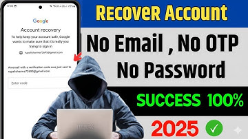old email account recovery | how to recover gmail account | how to recovery google account