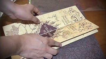 Unpacking The Marauders Map Authentic Replica - Universal Studios