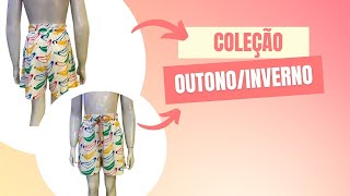 Short Fábula Inverno Malha Bananoca Off White