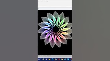 Cool Python Turtle Flower Graphics Design 🥰 #python #code #coding #shortsfeed #new #turtle #design