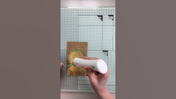 Mixed media Christmas card idea with embossed background! #cardmakinginspiration