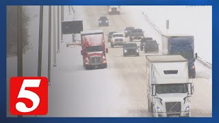 Tennessee road crews are working overtime to clear roads during winter storm
