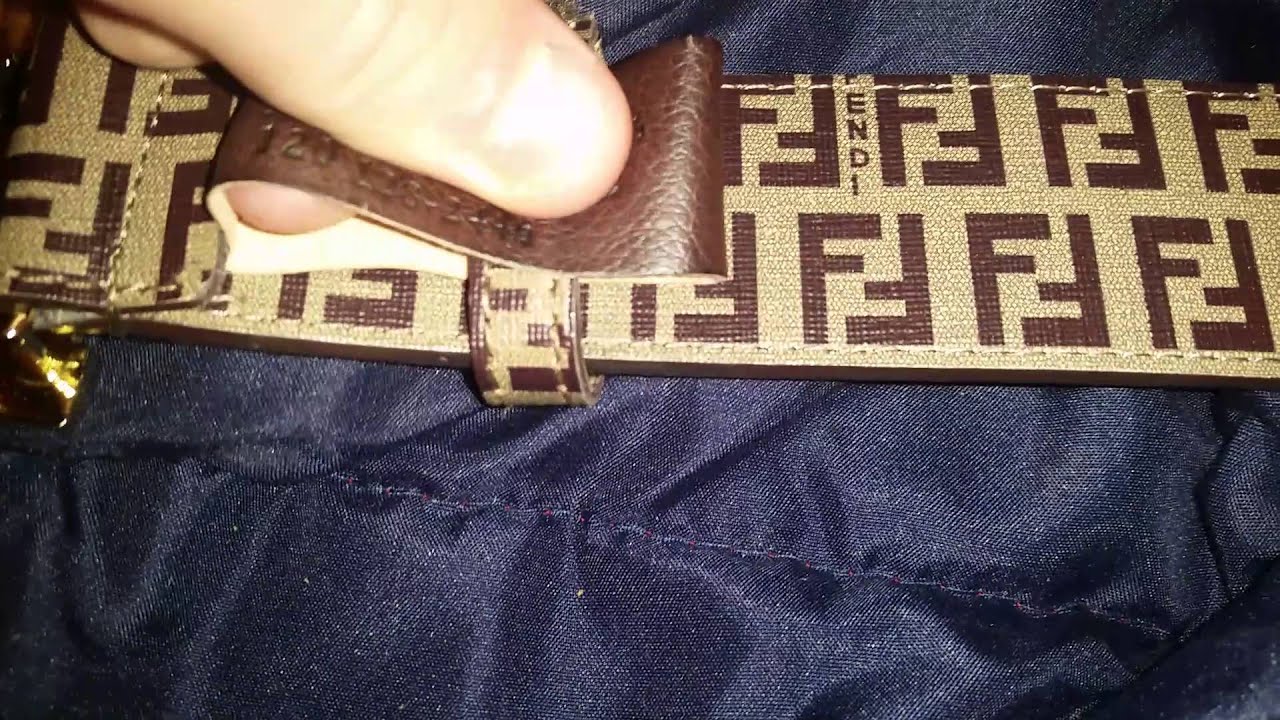 How to tell if a fendi belt is real 