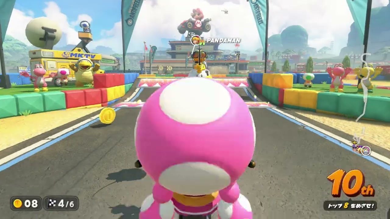 新作マリカーで大暴れする男【マリオカートワールドサバイバル】