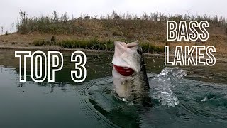 TOP THREE BASS LAKES in SOCAL! (#1 will surprise you!)