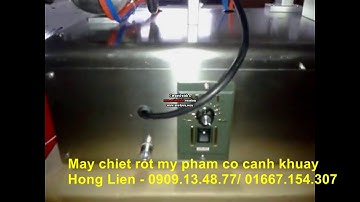 máy chiết rót kem mỹ phẩm có canh khuấy, máy chiết rót kem đặc, máy chiết rót dịch sệt, 0909134877