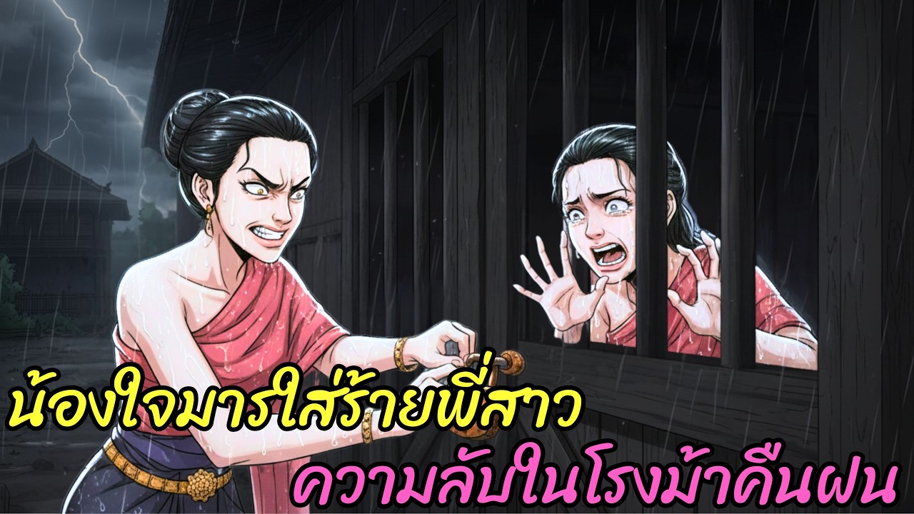 แผนร้ายในโรงม้า! น้องสาวริษยาใส่ร้ายพี่สาวลักลอบมีชู้กับคนใช้