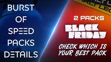 Asphalt 9 Legends Unite Burst of Speed ​​Packs Details Lekken informatie