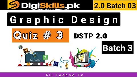 Digiskills Graphic Design Quiz 3 Batch 3 | graphic design quiz 3 batch 3 solution