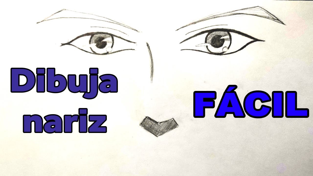 Cómo dibujar nariz anime fácil. - YouTube