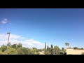 Time lapse of rain approaching our office today.