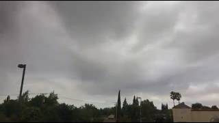 Time lapse of rain approaching our office today.