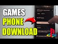 How to Download PS5 Games from your Phone (PlayStation App)
