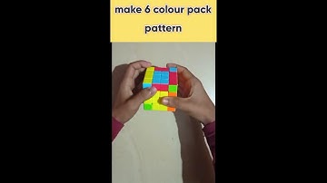 make 4*4 cube 6 colour pack pattern #shorts #youtubeshort #shortsvideo #viralshorts #youtube