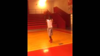 Akee Johnson Dunking In Athletics