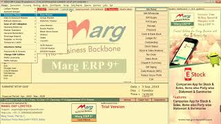 Size,color and design setup in marg software screenshot 2