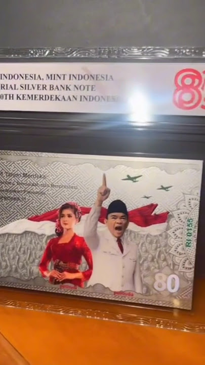 Uang edisi khusus 80 tahun kemerdekaan Republik Indonesia, beneran gak ya ? #17agustus #merdeka