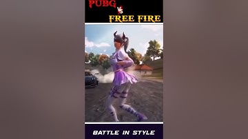 Pubg🤡 Vs Free Fire☠️ whose emotes are good 🤔🤯 #pubgvsfreefire #freefirevspubg #shortsfeed