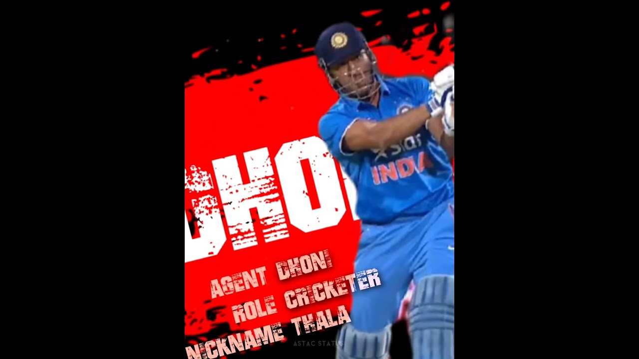 Dhoni Birthday Whatsapp status Full screen|Vikram Dhoni Agent Whatsapp status|Tamil WhatsApp status|