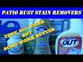 How to Remove Patio Rust Stains - 6 Popular Cleaners Tested