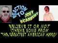 JOEY SCARBURY Believe It Or Not Reaction FIN
