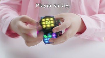 Robotic Cube Scrambled by Humans, Solved by AI