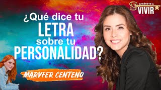 ¿Qué dice tu letra de ti? (Grafología) con Maryfer Centeno en Atrévete a Vivir