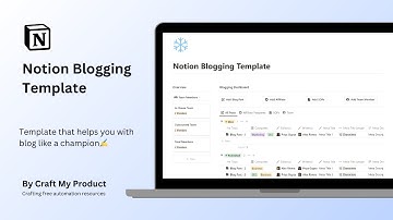 Notion Blogging Template | How to use @Notion for Blogging