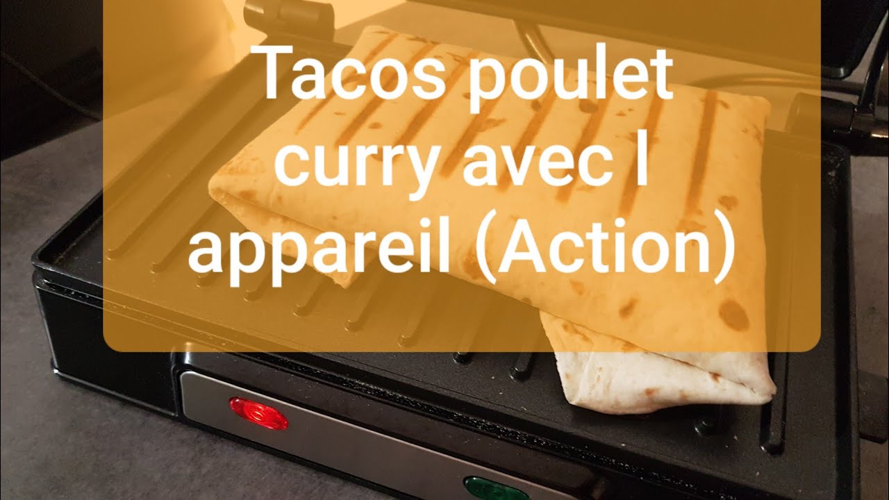 Comment préparer des tacos délicieux ? inratable, appareil Action 15€99 