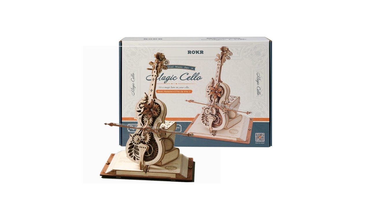 ROKR Puzzle 3D Maquette en Bois a Construire Instruments de Musique