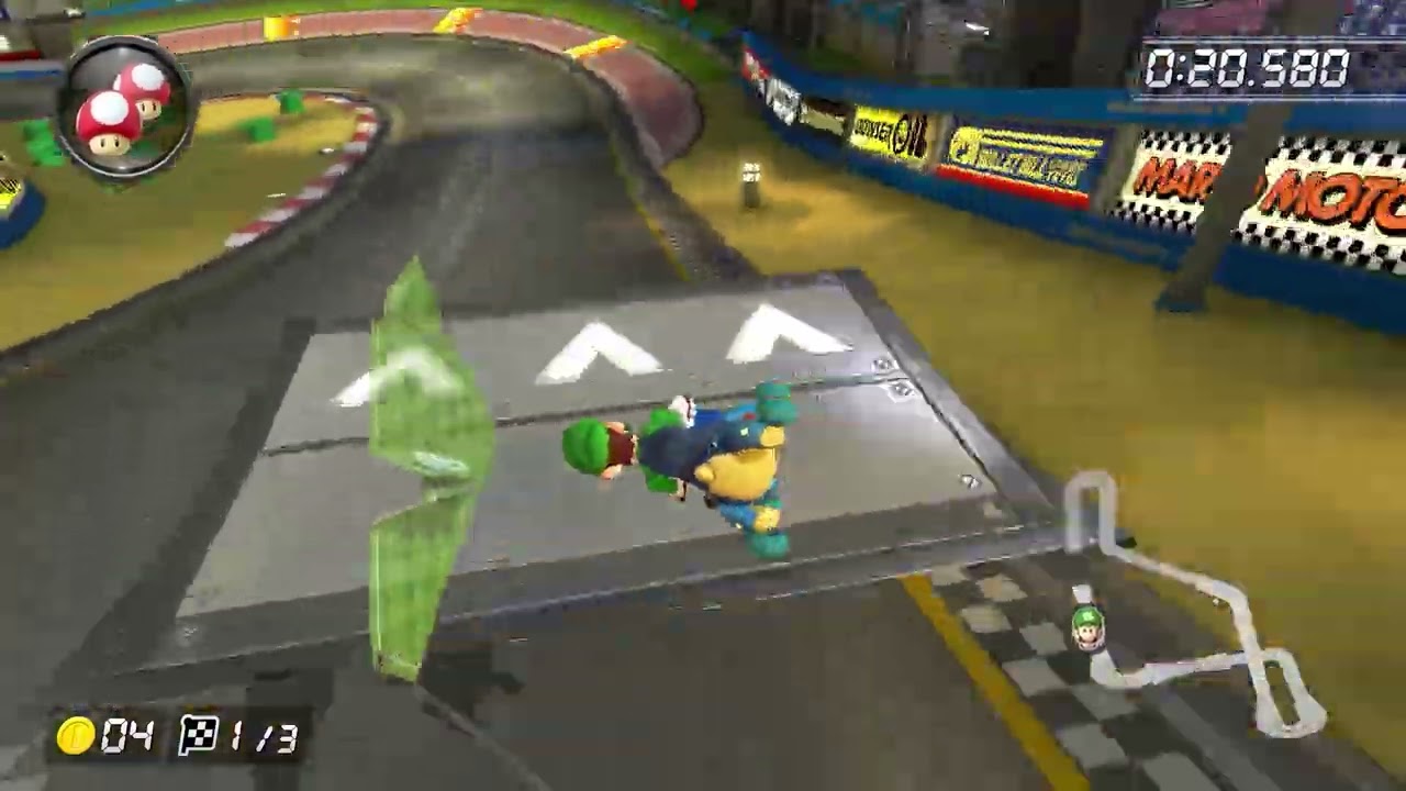 Mario Kart Stadium [200cc] - 1:06.110 - Mirai (Mario Kart 8 Deluxe