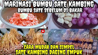 Bumbu Sate❗ Special Sate Kambing Sebelum Di Bakar❗Sate Kambing Paling Enak #bumbusate #satekambing Bumbu Sate❗ Special Sate Kambing Sebelum Di Bakar❗Sate Kambing Paling Enak #bumbusate #satekambing