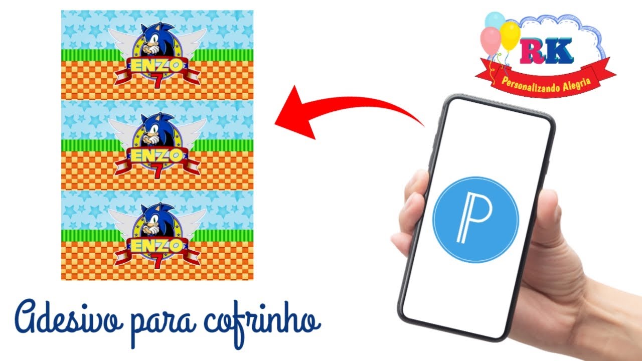 Como fazer rótulo para cofrinho pelo celular | PIXEL LAB