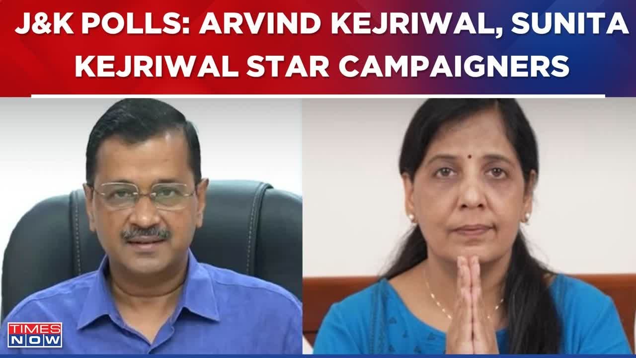 Jammu & Kashmir Polls 2024: Sunita Kejriwal Among AAP Star Campaigners ...