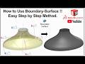 How to Use Boundary-Surface Command in SolidWorks 2024 !! | Easy Step by Step Method.