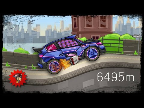 Hill Climb Racing 2: Rally Car & City 6495m (WITH AFTERBURNER) / Stream Highlights