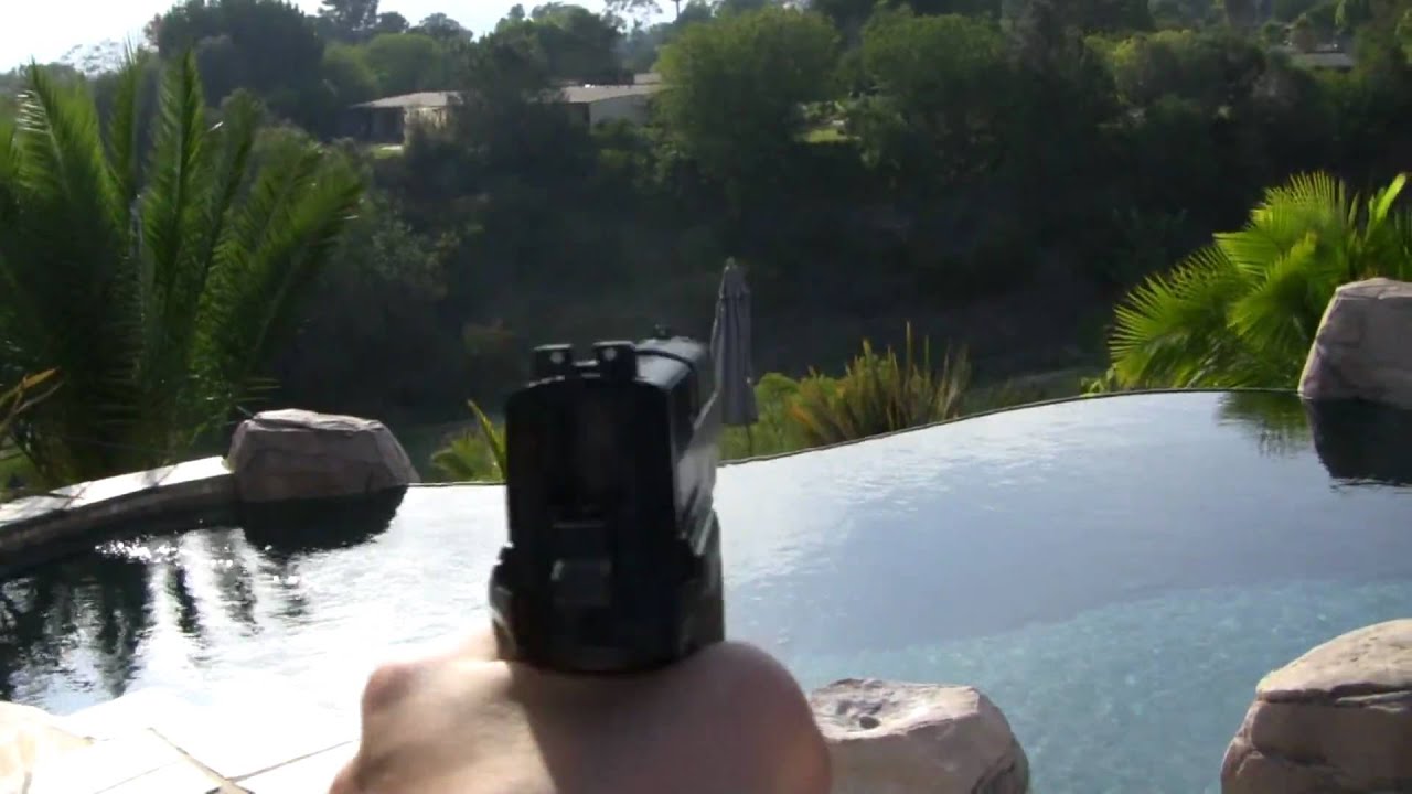 TM P226 GBB Airsoft Pistol Shooting Test YouTube