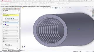 Square Thread Tool in SOLIDWORKS