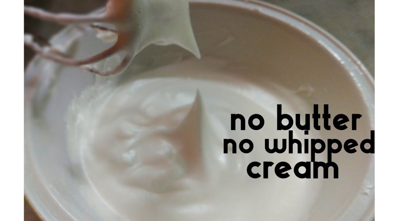  egg white whipped cream frosting with out butter/" Only with