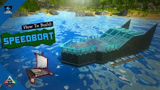 How to build a Speedboat! Ark Mobile Build-off design! [Ark Mobile Building Guides: EP7]