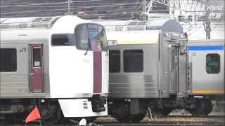 215系NL-2編成 クリスマスを廃車置き場で過ごす。EH200からEF64に戻った単1770レ 2021.12.25 JR長野総合車両センター　　panasd 2545