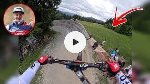 Nina Hoffmann Crash Video | Nina Hoffmann Out of the Leogang DH World Cup |